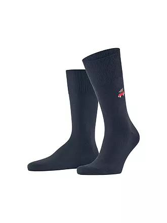 FALKE | Socken AIRPORT X-MAS CAR black | dunkelblau
